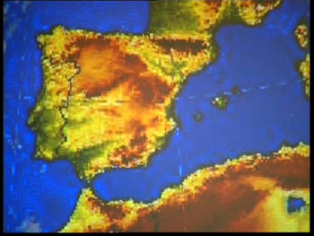Mapas metereológicos de la península Ibérica.Imagen de sciencepics.org con licencia Creative Commons